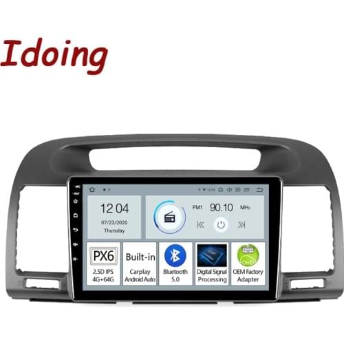 Idoing 9"PX6 Android Car Radio Multimedia Player For Toyota Camry 5 XV 30 2001-2006 GPS Navigation Carplay Auto head unit no2din