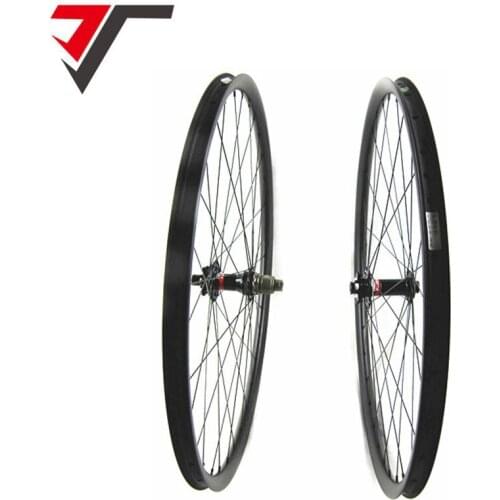 TRIPS 650B 35mm wide Carbon MTB ENDURO Wheelset 27.5er AM mountain bicycle Carbon Wheels Tubeless Novatec hub Carbon disc wheels