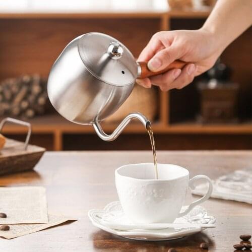 Small Gooseneck Pour Over Coffee Tea Kettle Pot for Camping, Home & Kitchen
