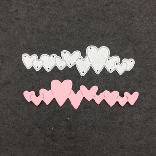 Heart Love Metal Cutting Dies Wedding Dies Scrapbooking Craft Dies Embossing Stencils For Paper Cards Making DIY Albums Decor