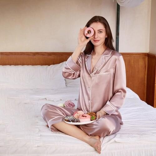 MG maison gabrielle Women's Long Sleeve Pajamas