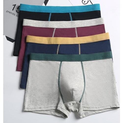 Soft Underwear For Men Slip Calecon Homme Boxer Shorts Mens Panties Brand Male Underpants Sexy Boxershorts Men Set