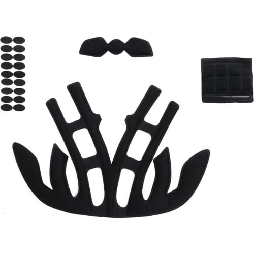 Helmet Inner Padding Foam Pads Kit Sealed Sponge Protective Lining Protection Liner Cushion Mats Set for Outdoor Sports Cycling