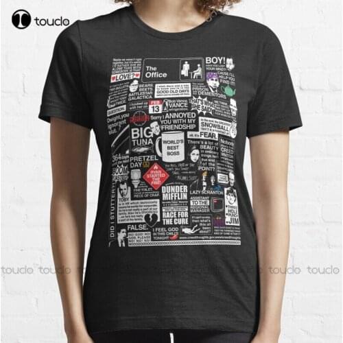 New Wise Words From The Office - The Office Quotes T-Shirt Hiking Shirts Women Men Cotton Tee S-3Xl Unisex