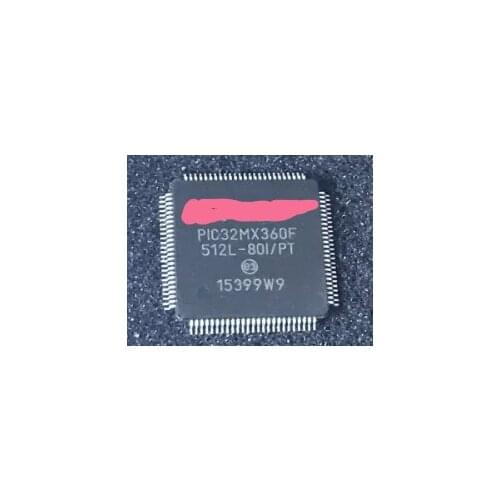 PIC32MX360F512L-80I/PT PIC32MX360F512L qfp100 5pcs