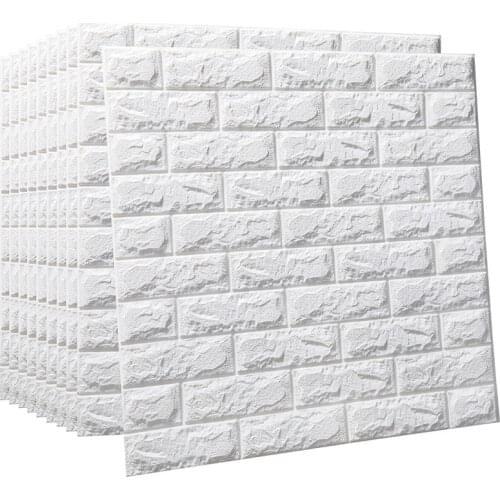 77*70cm Brick Pattern ChildrenS Room Wallpaper Self-Adhesive 3d Wall Stickers Kindergarten Background Wall Collision Decoration