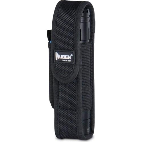 WUBEN Outdoor Flashlight Holster Torch Cover for Flashlight Holder Belt Adjustable Flashlight Carry Case 6x1.2 inch