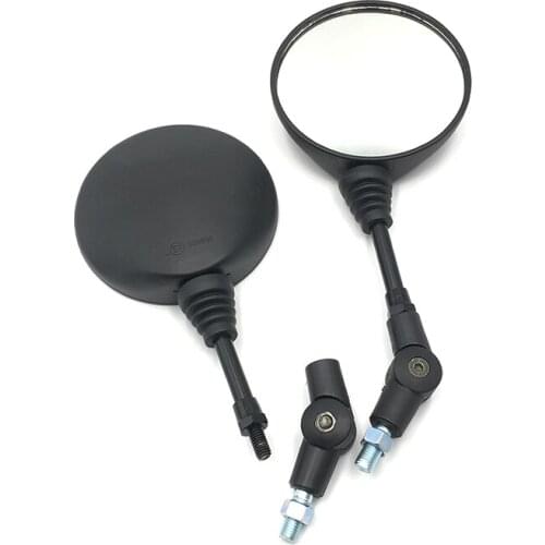 Universal Motorcycle 1 Pair Folding Mirror Motorcycle Side Rearview Mirror 10mm Rearview Accessory
