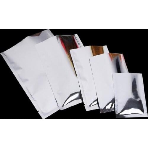 Mylar Foil Sealer Bag Vacuum Packing Bag Silver Aluminized Foil Flat Pocket Storage Pack For Tea Mask Powder Food