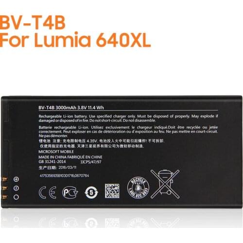 Yelping BV-T4B Phone Battery For Nokia Microsoft Lumia 640XL RM-1096 RM-1064