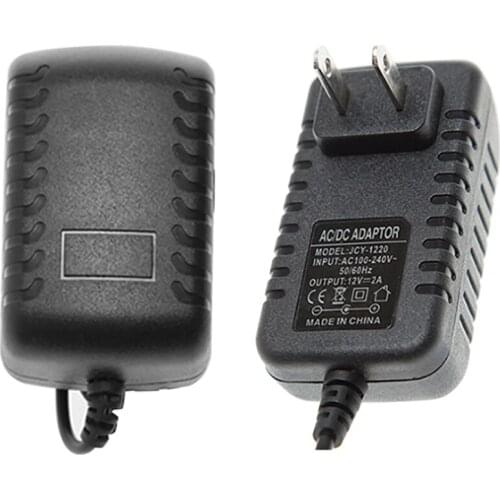 12V 2A Power Supply Charger monitoring power supply router with light bar 12V AC 100V-240V 50/60HZ switching power Adapter