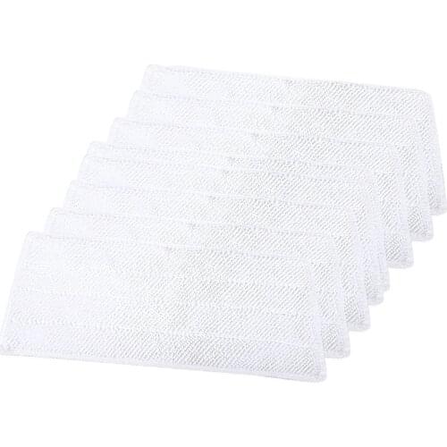 8 Replacement Covers Suitable for Vileda Steam XXL Power Pad Steam Cleaner Replacement Cover, Washable in White