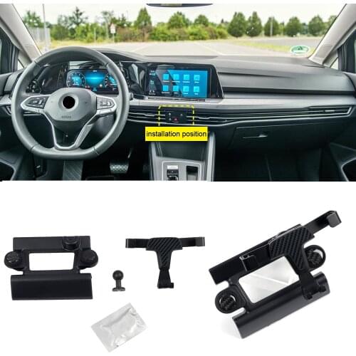 Car Air Vent Mount Phone Holder Mobile Phone Cradle Smartphone Bracket for Volkswagen Golf 8 MK8 2020 2021 Accessories