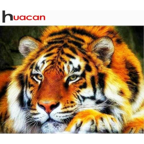 Diamond Embroidery Tiger Diy Diamond Painting Full Square Animals Picture Of Rhinestone Diamond Mosaic Pattern Crafts Home Decor