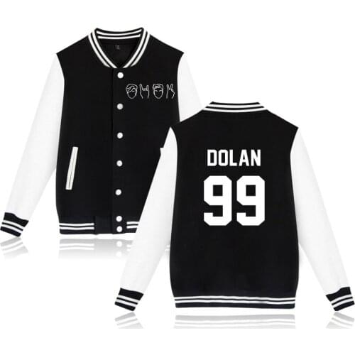 Dolan Twins Baseball Jacket Coat 4 Colors Autumn Winter Hoodies Sweashirt Harajuku Plus Size Tracksuit Clothes Moletom Masculino
