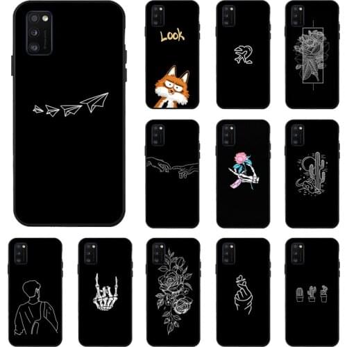Painted Case For Samsung Galaxy A32 Case Silicon Soft Fundas Samsung A52 A72 A12 A41 A51 A71 A50 A40 A31 A21S A 32 52 72 Covers