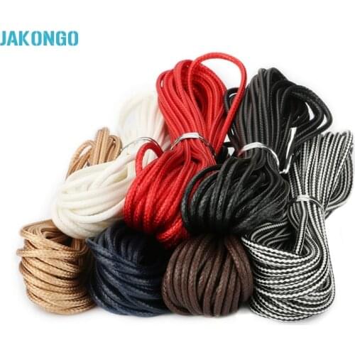 2mm Black Weave Cord DIY Rope Thread for Jewelry Making Necklace Jewelry Accessories Decorative Handmade Jewelry Findings Crafts