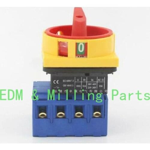CNC Universal Load Break Switch/ Power Off Switch LW30-63A 4P Rotary Cam Switch 380V