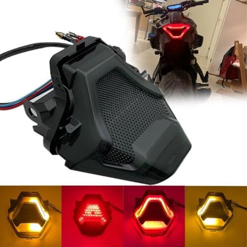 For YAMAHA MT-07 FZ-07 MT-25 MT-03 YZF R3 R25 2014-2020 Integrated LED Tail Light Turn signal Assembly Motorcycle Accessories MT