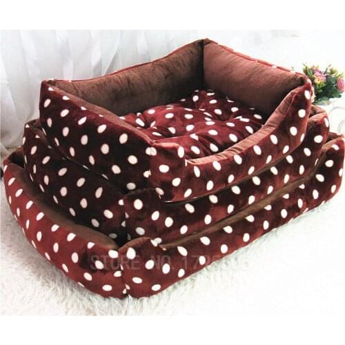 Hot Sale Warm Soft Brown All Seasons Big Size Extra Large Dog Cat Pet Bed House Sofa Washable Winter Bed For Pet Dog Puppy M XL