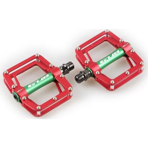 GUB Mixing Color Cycling Pedals Professional MTB Road Bike Pedals CNC Aluminum Anti-slip Bicycle Flat Platform Pedals Bike Parts