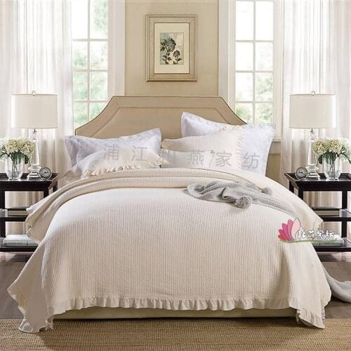 Cotton Water Washable Quilt Airable Cover Summer Blanket Nap Blanket