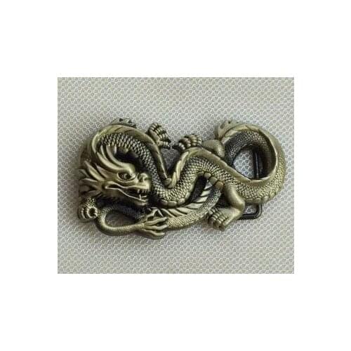 Chinese Dragon Broze Color Belt Buckle