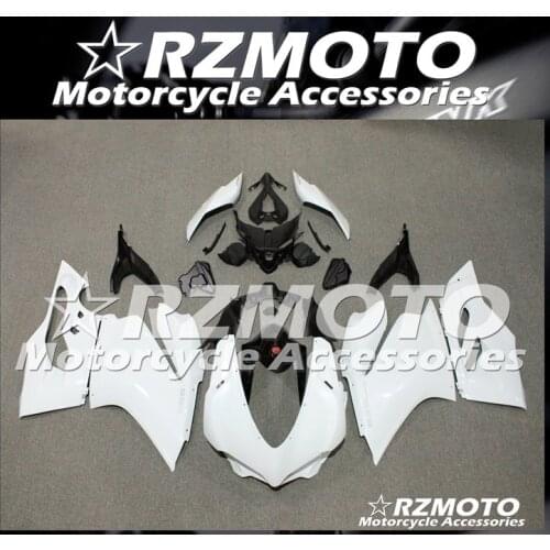 Injection Mold New ABS Whole Fairings Kit Fit for Ducati 959 1299 2015 2016 2017 2018 Panigale 15 16 17 18 Bodywork set white