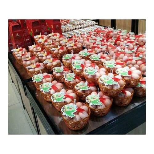 Family storage basket light and practical plastic egg storage basket supermarket egg basket 50pcs