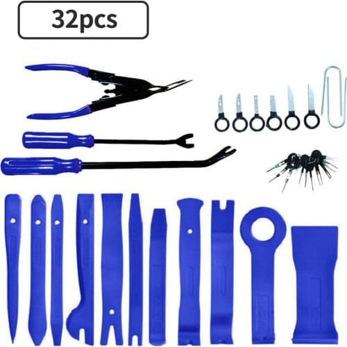 Hand Tool Kit Pry Disassembly Tool Interior Door Clip Panel Trim Dashboard Removal Tool Auto Car Opening Repair Tool Set