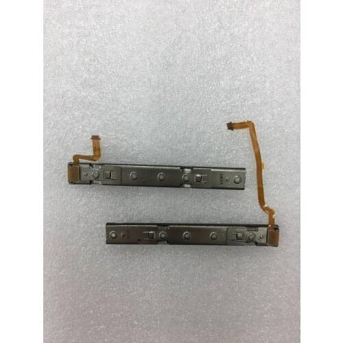 1set Original used ns for nintendo switch console LR left right charging socket slider assembly rail