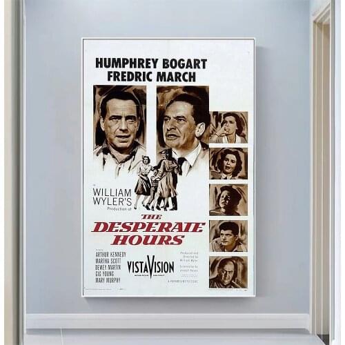 CP1076 The Desperate Hours (8) Classic Hot Movie Print Silk Fabric Poster Indoor Wall Art Decor Gift