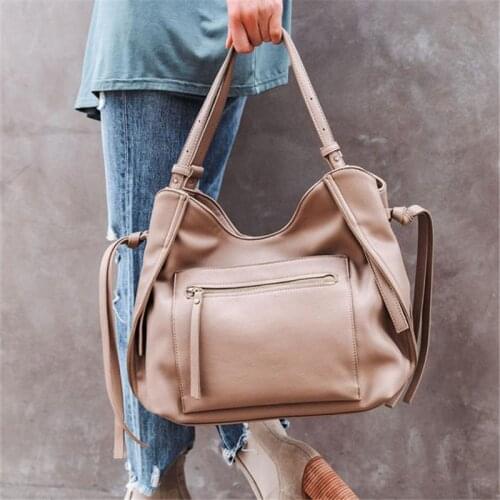 Casual Leather Handbags Big Women Bag High Quality Casual Female Bags Trunk Tote New Brand Shoulder Bag Ladies Large Bolsos