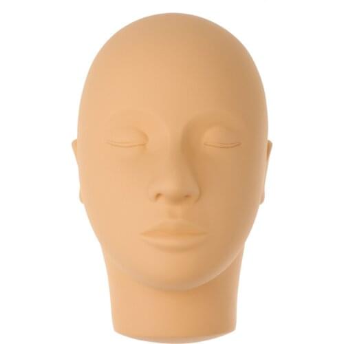 Professional Cosmetology Mannequin Doll Face Head for Eyelashes Makeup Practice for Makeup Beauty Beginners