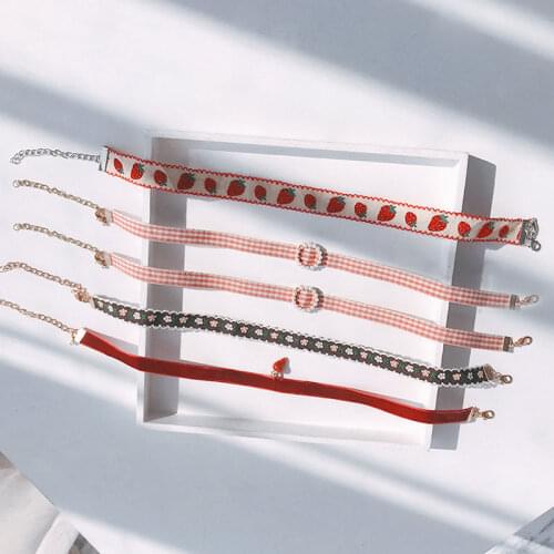 Simple Black Flannel Pendant necklace charming ladies wedding party necklace jewelry fashion ladies clavicle Chain