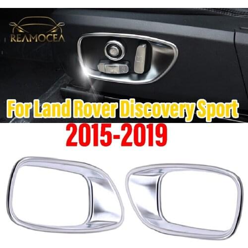 Reamocea Car Interior Seat Adjust Button Switch Bezel Decor Frame Trim Sticker Sequins For Land Rover Discovery Sport 2015-2019
