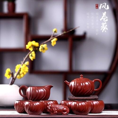 Recommended travel with the wind reels kwai set all hand purple sand tea pot set custom a undertakes to direct selling