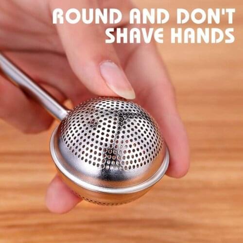 Sphere Mesh Tea Strainer Stainless Steel Telescopic Handle Tea Ball Tea Infuser Kitchen Gadget Coffee Herb Spice Filter 11