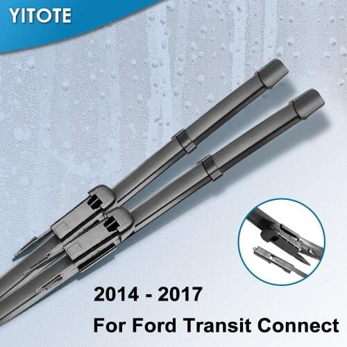 YITOTE Wiper Blades for Ford Transit Connect Fit Pinch Tab Arms 2014 2015 2016 2017