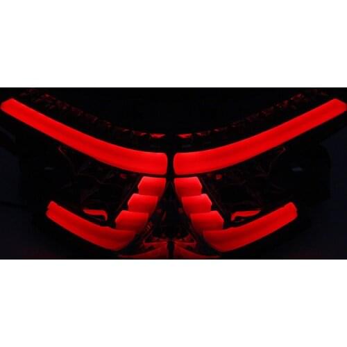 12V Motorcycle LED Tail Light Integrated Turn Indicator for PCX125 18-19