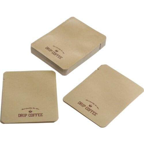 Kraft Heat Seal Vacuum Food Grade Sealed Storage Coffee Bag Moisture Proof