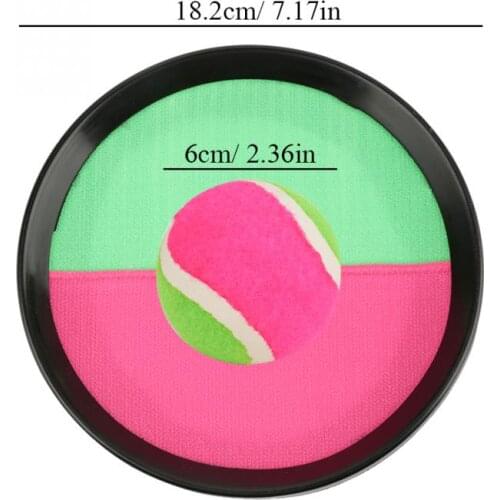 1Set Kids Sucker Sticky Ball Toy Outdoor Sports Catch Ball Game Set Throw And Catch Parent-Child Interactive Outdoor Toys ZXH