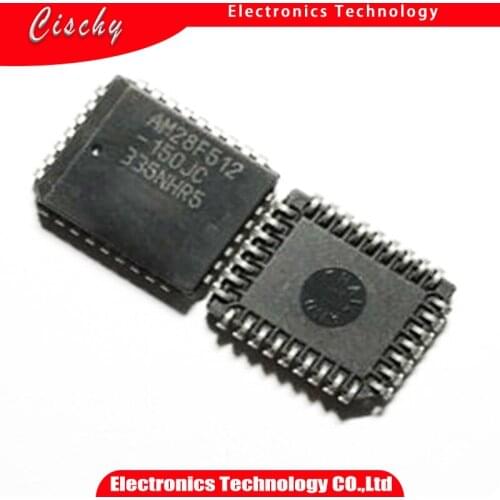 4pcs/lot AM28F512-150JC AM28F512 28F512 PLCC-32