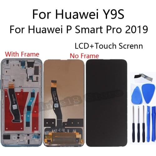 6.59 " high quality For Huawei Y9S STK-L21 L02 L22 LX3 LCD Display Touch Screen Digitizer Assembly For HUAWEI P smart Pro 2019