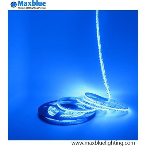 Free Shipping 5m Reel 24v 3528 SMD 240leds/meter Blue Color Led Strip Ribbon Lights Single Row