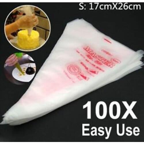 Safety PE Disposable Cream Fluid Colloid Cake Decorating Tools Kitchen Utensils Cake Baking Cream Squeeze Bag