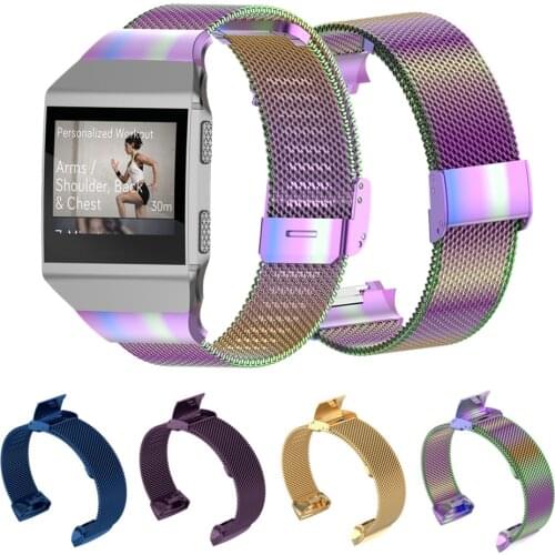 Bracelet For Fitbit ionic Band Smart Watch Strap For Fitbit ionic Stainless Steel Metal Straps Replacement Sports Wristband