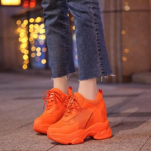 Designer High Quality Sneakers Women Platform Casual Shoes Woman Fashion Basket Femme Yellow Sneakers Boot Casual Chunky Sneaker