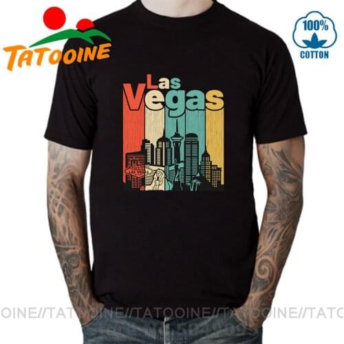 Tall building & Twinkling lights Las Vegas Nevada T shirts men Perfect gift for American City Lover Tatooine Brand Urban Apparel