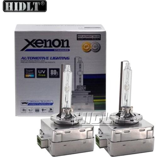 HIDLT 5 Pairs 4300K 5000K 8000K 6000K D1S D3S 35W 55W Auto Car Headlight Xenon HID Bulb Lamp With Whole Metal Base For All Car
